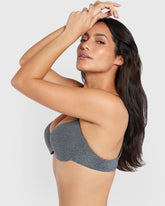 La Senza Body Kiss Plunge Bra GREY / 34B